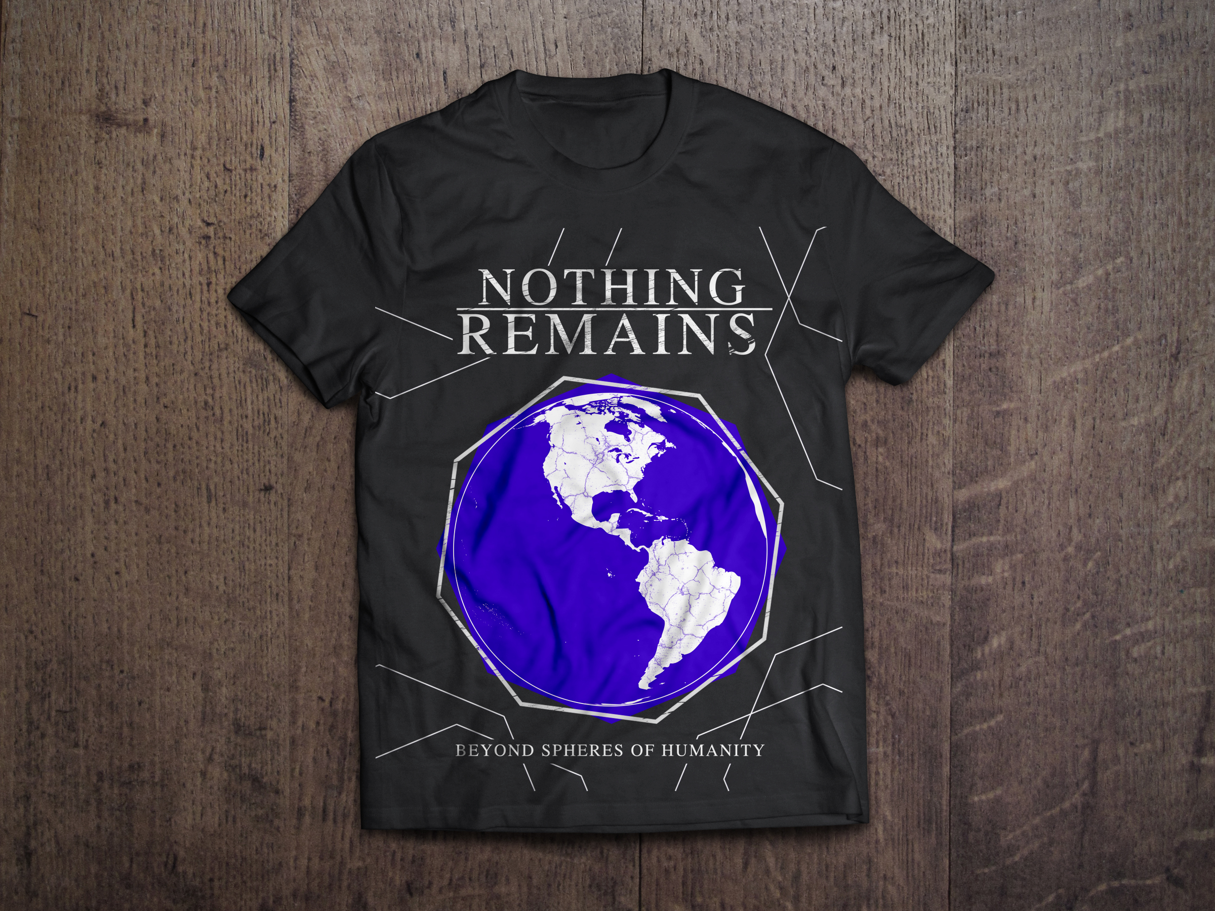 Bundle artwork (CD + T-Shirt) : Nothings remains