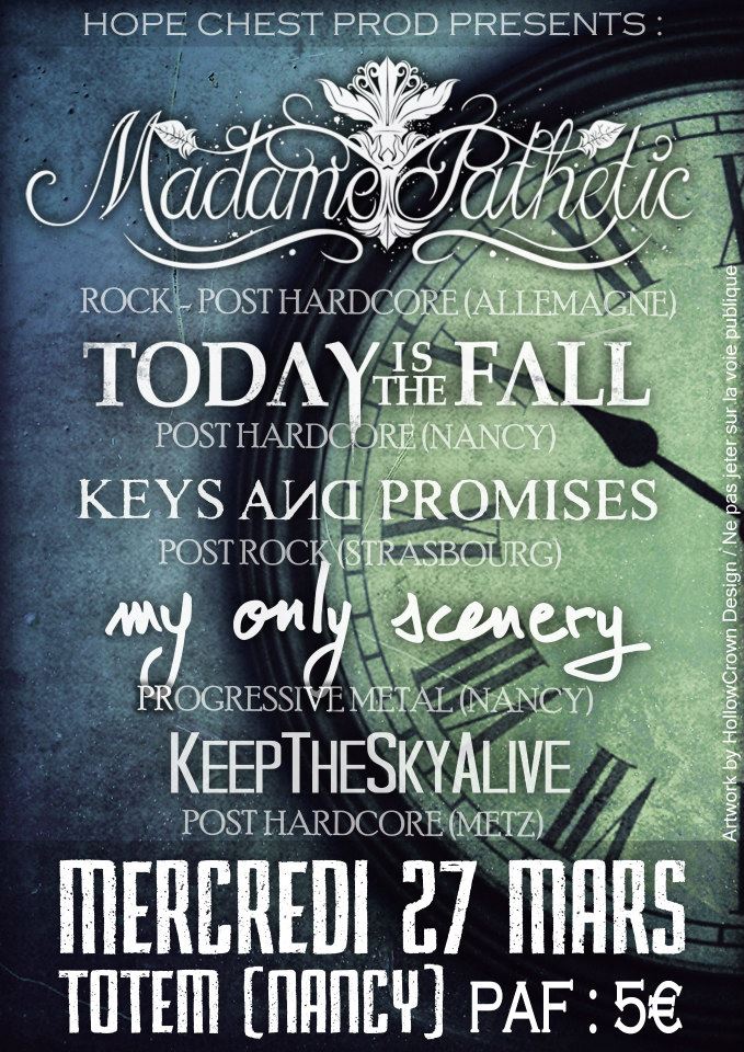 Conception d'affiches pour différents concerts